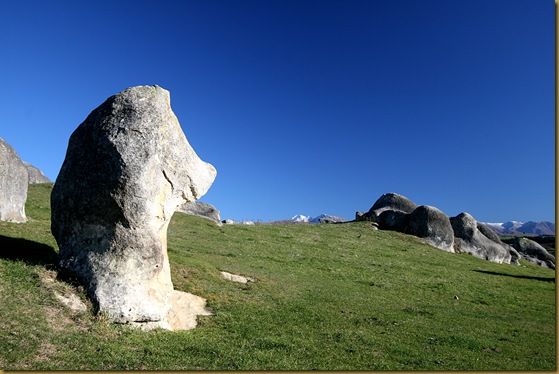 Elephant Rocks boulder field sky