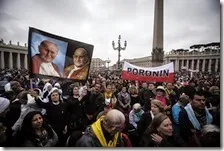 Canonizzazione due Papi