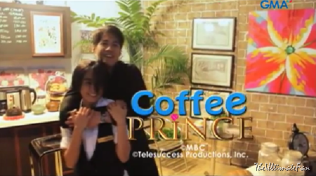Kris Bernal and Aljur Abrenica in Coffee Prince