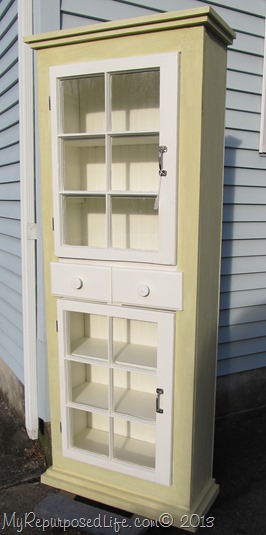 tall country cupboard