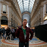 matt at Galleria Vittorio Emanuele II in Milan, Italy 