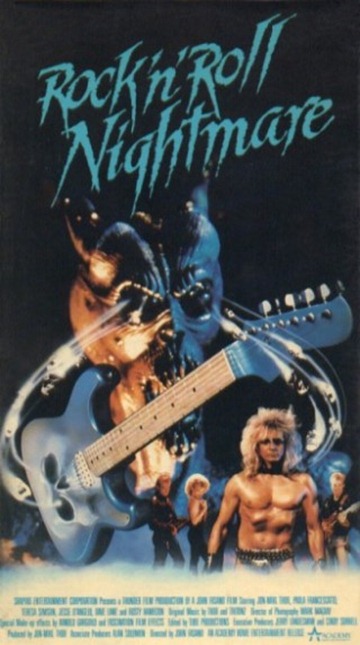 Rock N Roll Nightmare Academy Vhs Front