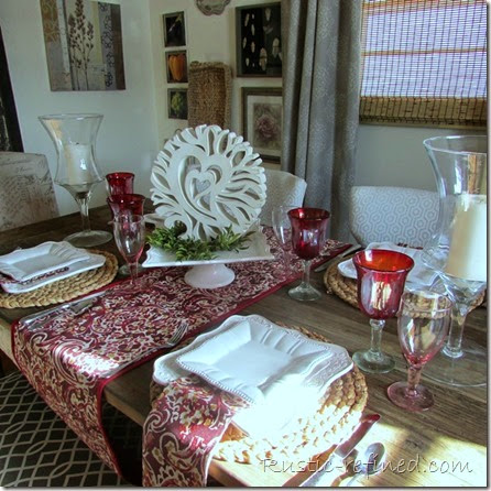 Setting a Valentines Table for Less Money