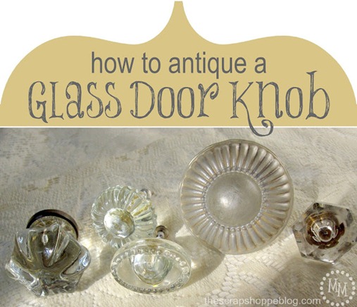 antique glass knob 10