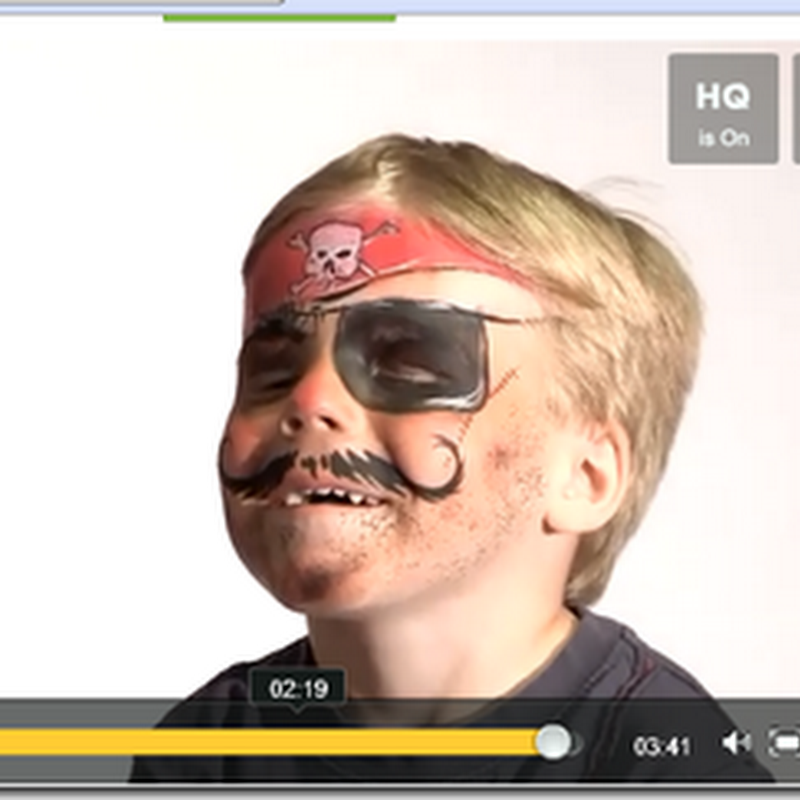 maquillaje de Pirata para niños halloween
