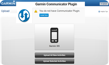 Current Version Plugin: Garmin Communicator