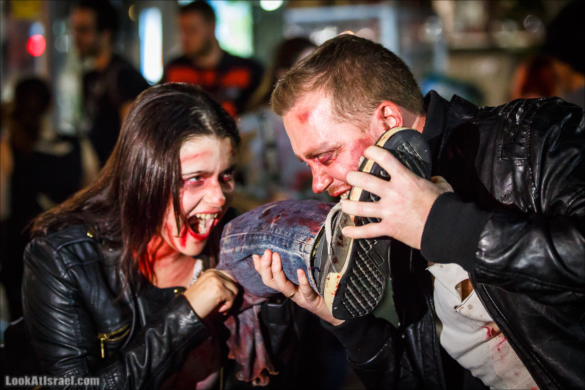 LookAtIsrael.com - Парад зомби в Тель Авиве | Zombie walk TLV, Tel Aviv 2015 |  מצעד זומבים בתל אביב, צעדת הזומבים, זומבי ווק