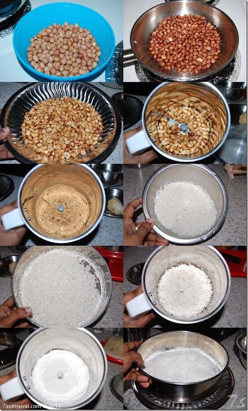 Peanut laddu process