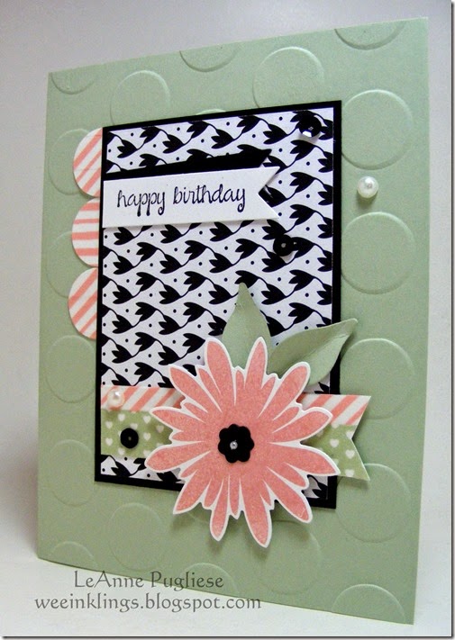 LeAnne Pugliese WeeInklings Flower Patch Birthday Stampin Up