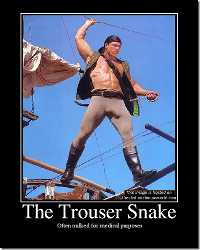 trouser snake 4