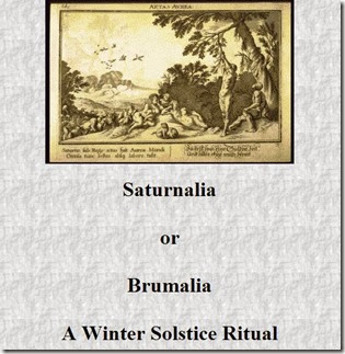 saturnalia ritual