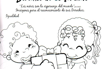 Infantiles Dibujos De Los Derechos Del Niño Para Colorear