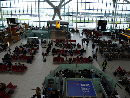 Imagini din Terminalul 5 din aeroportul Londra Heathrow