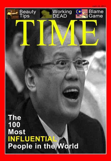 Noynoy Aquino on fake TIME cover