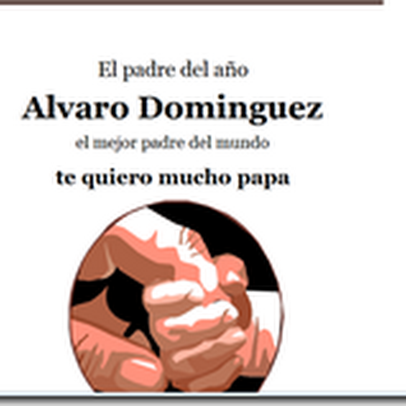 Día del padre Generador de diplomas