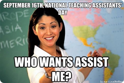 national teaching assistant's day 2