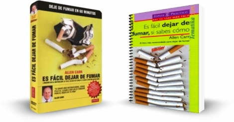 ES FÁCIL DEJAR DE FUMAR, Allen Carr [ Libro + Video DVD ] – El programa más eficaz del mundo para dejar de fumar con el método Easyway
