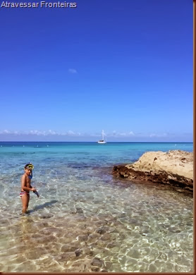 Cozumel, México. Playa Azul, mergulhando com snorkel