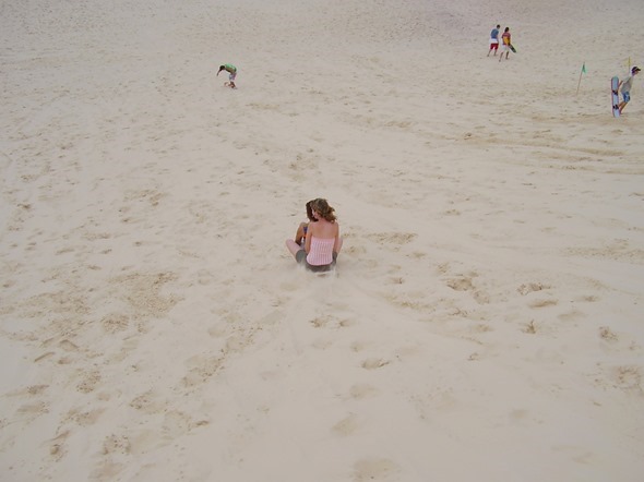 Sandboard na Praia Joaquina