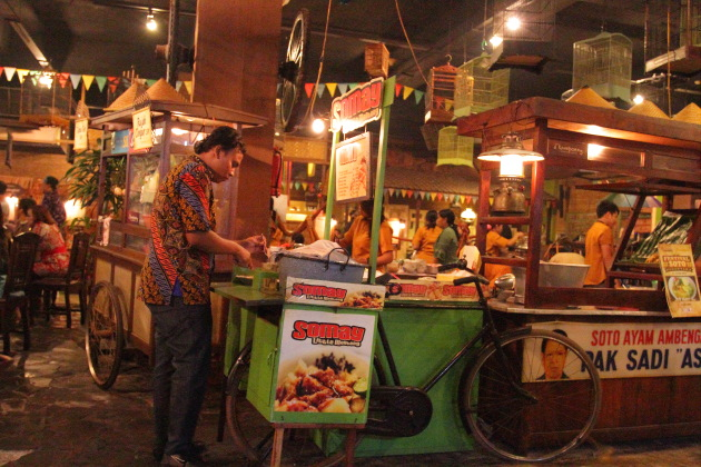 Food Stall at a Surabaya restaurant