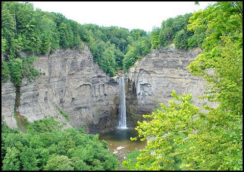 03d - North Rim Trail - View of Taughannock Falls from the North Rim