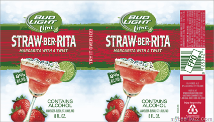 Bud Light Lime Straw Ber Rita Margarita 8oz Cans 149 199 Bud Light Lime Straw Ber Rita Margarita 8oz Cans 149 199 Calories Coming 25 Mar 2017 Mybeerbuzz Com Bringing Good Beers People Together