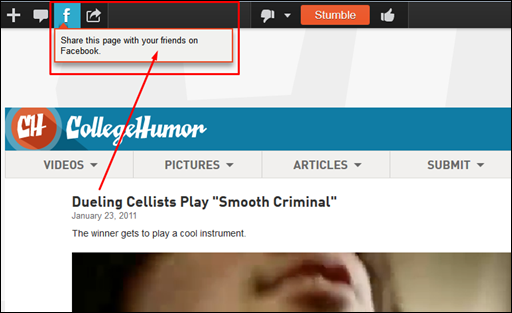 Veja apenas o que mais lhe agrada na internet -StumbleUpon - Visual Dicas