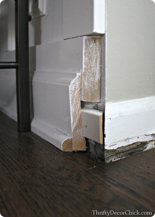 covering existing baseboards
