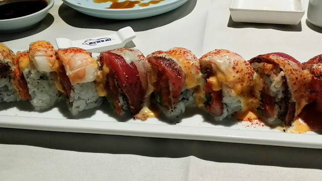 Sushi from The Blue Fish in Houston Cell photo by Trisha