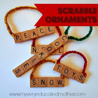 Scrabble Ornaments