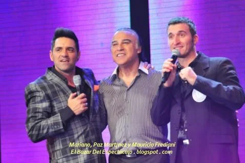 Mariano, Paz Mart¡nez y Mauricio Frediani.JPG