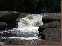 Sandstone Falls  -Black River Waterfalls MI