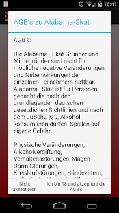 Alabama Skat - Das Trinkspiel Screenshots 1