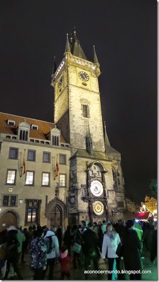 Praga. Plaza Ciudad Vieja.Torre Reloj - 141216_165240