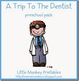dentist, preschool, dental health, tot school, preschool pack
