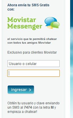 SMS movistar Peru Gratis