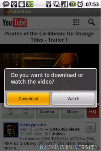 Download YouTube Videos on Android
