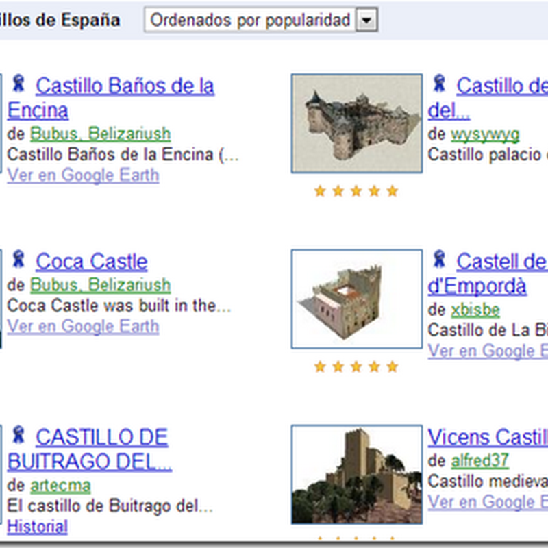 Descargar castillos de España 3D para modelar