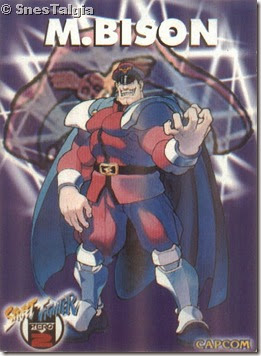 M Bison 1 - Card Street Fighter Zero 2