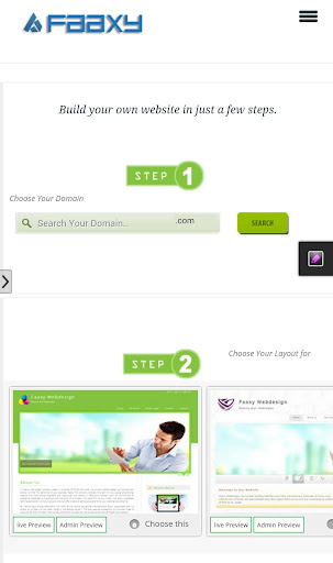 FAAXY Easy Website Builder