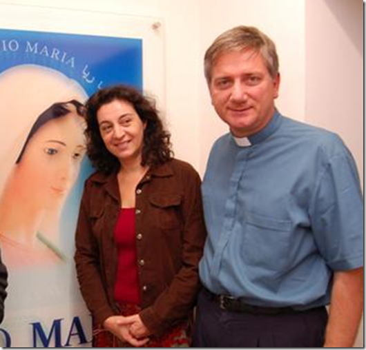 Padre Soteras y Gabriela Lasanta-Radio Maria Argentina