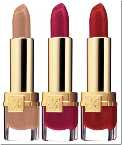 Estee-Lauder-Pure-Color-Velvet-Lipstick-in-Nude-Velvet-Fuchsia-Velvet-and-Red-Velvet-fall-2011