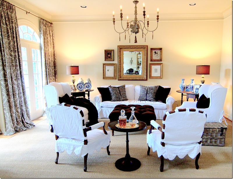 Cote De Texas Wow Enter The Aidan Gray House Search Here I Used The Italian Chandelier In This Client S Family Room Lamps Are From Aidan Gray Too