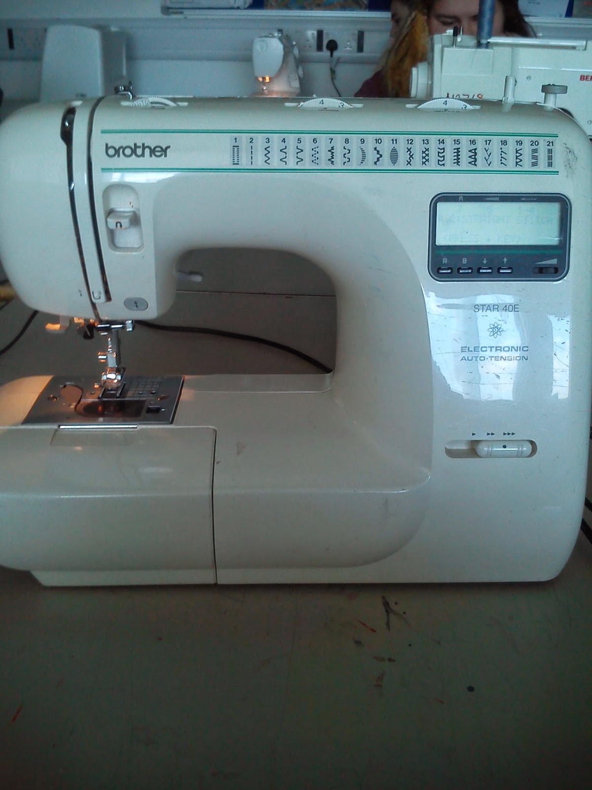 Art and Design Sewing machine lesson