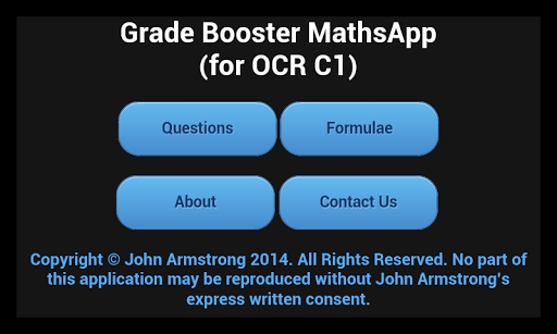 A Level Maths App OCR C1