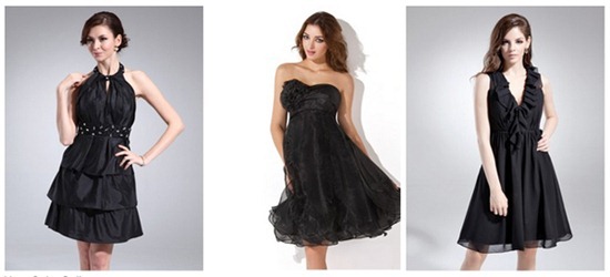 Black homecoming dresses - fab!