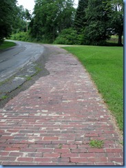 3655 Ohio - Lincoln Highway (County Road 1688) - brick section of the 1913-1928 Lincoln Highway