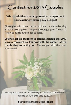 Win Wedding Flowers!