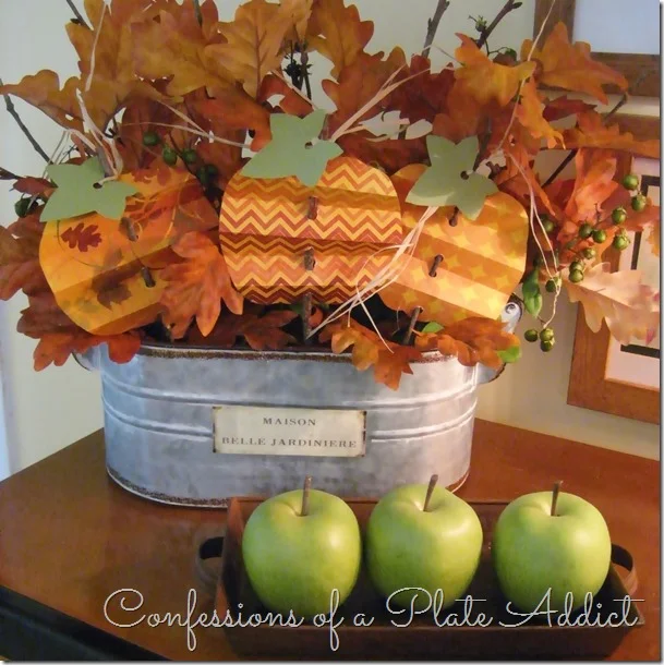 CONFESSIONS OF A PLATE ADDICT Pleated Paper Pumpkins