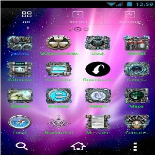 【免費個人化App】Future Tecks Go Launcher Theme-APP點子